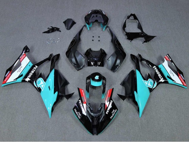 Carénages Moto BMW S1000RR 2019-2022 - Noir Cyan Petronas