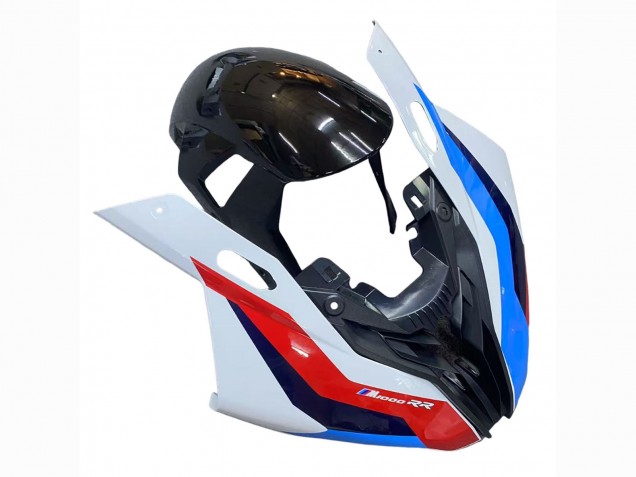 Carénages Moto BMW S1000RR 2019-2022 - Noir Rouge Bleu Blanc