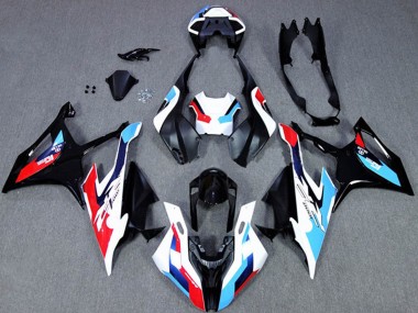 Acheter Carénages Moto BMW S1000RR 2019-2022 - Noir Blanc Bleu