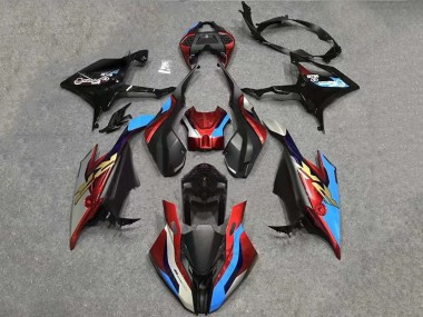 Acheter Kits Carénage Moto BMW S1000RR 2019-2022 - Blanc Bleu Rouge Noir