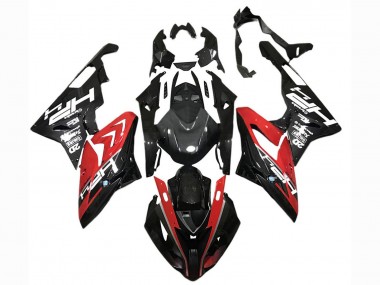 Acheter Carénages Moto BMW S1000RR 2015-2016 - Rouge Noir Fibre de Carbone