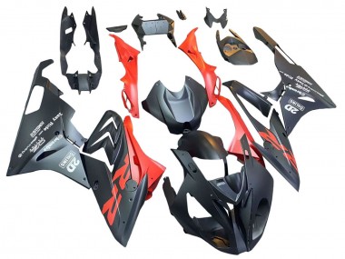 Acheter Carénages Moto BMW S1000RR 2015-2016 - Noir Mat Rouge