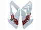 Carénages Moto BMW S1000RR 2015-2016 - Blanc Noir Fibre de Carbone