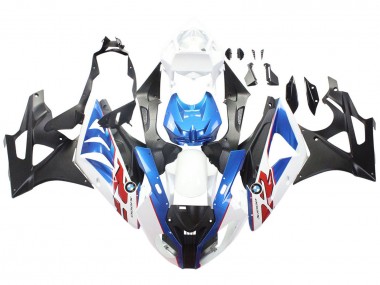 Acheter Carénages Moto BMW S1000RR 2009-2014 - Blanc Bleu Noir Mat