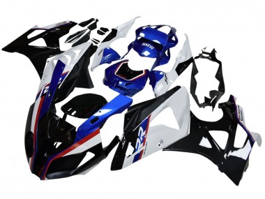 Acheter Carénage Moto BMW S1000RR 2009-2014 - Blanc Rouge Bleu Noir