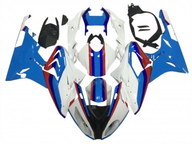 Acheter Carénages Moto BMW S1000RR 2009-2014 - Blanc Rouge Bleu
