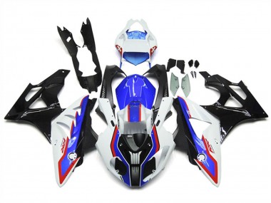 Acheter Carénages Moto BMW S1000RR 2009-2014 - Blanc Rouge Bleu Noir Brillant Fibre de Carbone RR