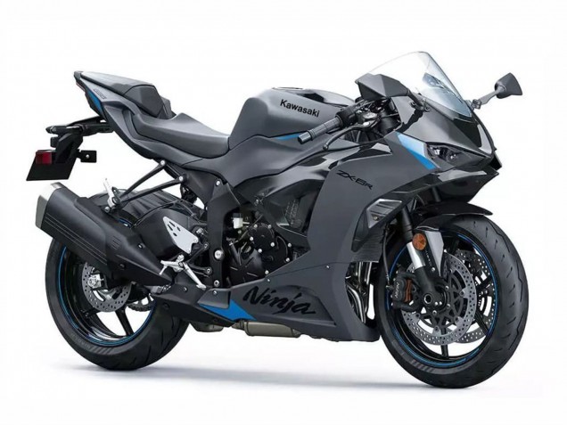 Carénages Moto Kawasaki ZX6R 2023-2026 - Gris Ninja