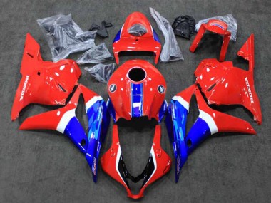 Acheter Carénages Moto Honda CBR600RR 2009-2012 - Blanc Rouge Bleu HRC