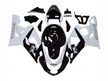 Acheter Carénages Moto Suzuki GSXR 600 / GSXR 750 2004-2005 - Blanc Noir