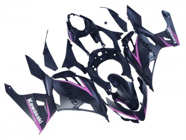 Acheter Carénages Moto Kawasaki Ninja 400 2018-2024 - Noir Mat Rose