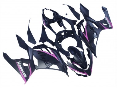 Acheter Carénages Moto Kawasaki Ninja 400 2018-2024 - Noir Mat Rose