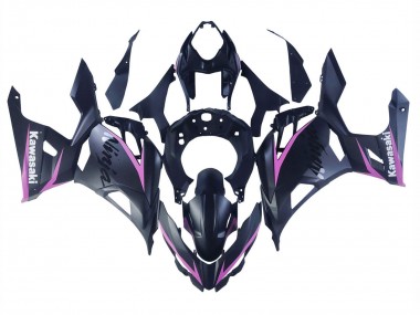 Acheter Carénages Moto Kawasaki Ninja 400 2018-2024 - Noir Mat Rose