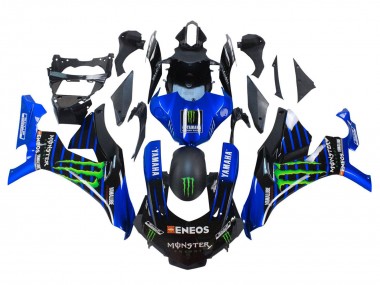 Acheter Carénages Moto Yamaha YZF 1000 R1 2015-2019 - Bleu Noir Mat Vert Monstre ENEOS