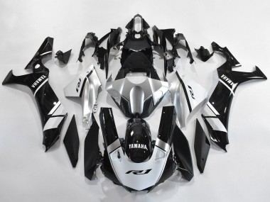 Acheter Carénages Moto Yamaha YZF 1000 R1 2020-2025 - Argent Blanc Noir Brillant