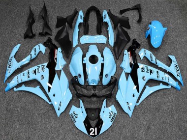 Acheter Carénages Moto Yamaha YZF R3/R25 2015-2018 - Bleu Clair Noir Yamalube 21