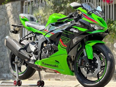 Acheter Carénages Moto Kawasaki ZX6R 2019-2022 - Vert Noir Brillant Rouge