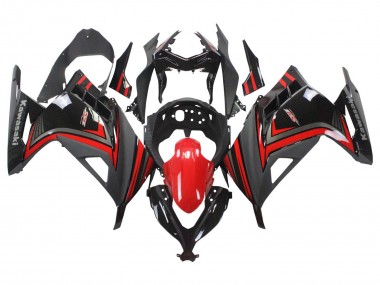 Acheter Carénages Moto Kawasaki EX300 2013-2017 - Rouge Noir