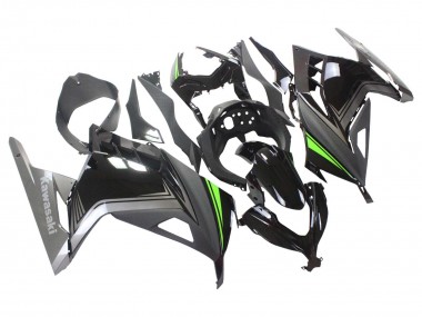 Acheter Carénages Moto Kawasaki EX300 2013-2017 - Noir Brillant Noir Mat Vert