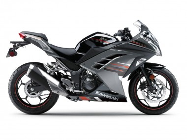 Acheter Carénages Moto Kawasaki EX300 2013-2017 - Noir Argent Rouge