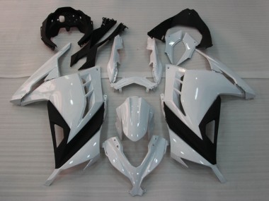 Acheter Carénages Moto Kawasaki EX300 2013-2017 - Blanc Brillant Noir