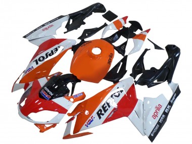 Acheter Carénages Moto Aprilia RS125 2006-2011 - Blanc Orange Rouge Repsol