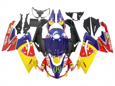 Acheter Carénages Moto Aprilia RS125 2006-2011 - Jaune Bleu Foncé Red Bull