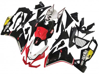 Acheter Carénages Moto Aprilia RS4 50 125 2012-2018 - Blanc Rouge Jaune Noir Brillant