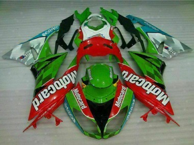 Acheter Carénages Moto Kawasaki ZX6R 2009-2012 - Vert Blanc Rouge Noir Bleu Motocard