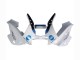 Carénages Moto Honda CBR600 F3 1997-1998 - Blanc Bleu Noir Brillant