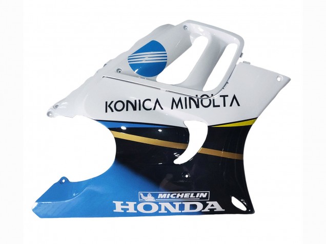 Carénages Moto Honda CBR600 F3 1997-1998 - Blanc Bleu Noir Brillant