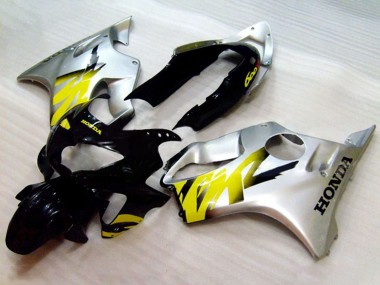 Acheter Carénages Moto Honda CBR600 F4 1999-2000 - Argent Jaune Noir Brillant