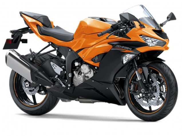Carénages Moto Kawasaki ZX6R 2019-2022 - Orange Noir