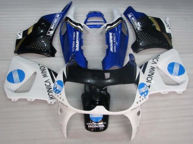 Acheter Carénages Moto Honda CBR900RR 893 1994-1995 - Blanc Bleu Noir Brillant Konica Minolta