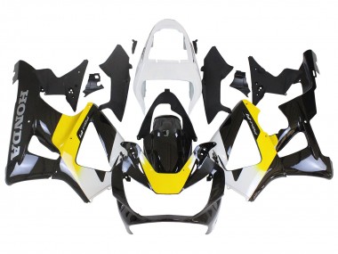Acheter Carénages Moto Honda CBR900RR 929 2000-2001 - Blanc Jaune Noir Brillant