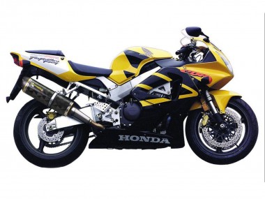 Acheter Carénages Moto Honda CBR900RR 929 2000-2001 - Jaune Bleu Foncé