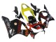 Carénages Moto Honda CBR900RR 954 2002-2003 - Jaune Rouge Noir Brillant Repsol Rossi