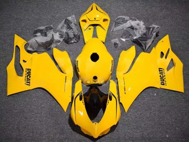 Acheter Carénages Moto Ducati Panigale 899/1199 2011-2014 - Jaune Brillant