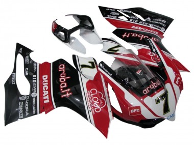 Acheter Carénages Moto Ducati Panigale 899/1199 2011-2014 - Blanc Rouge Noir Brillant Aruba.it 7