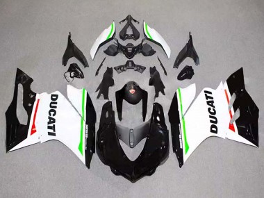Acheter Carénages Moto Ducati 1299 2015-2020 - Blanc Rouge Vert Noir Brillant