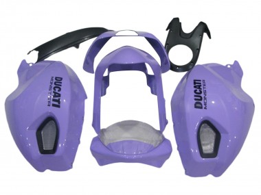 Acheter Carénages Moto Ducati Monster 696 796 1100 1100S 2008-2012 - Violet Clair Monstre