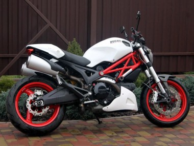 Acheter Carénages Moto Ducati Monster 696 796 1100 1100S 2008-2012 - Blanc
