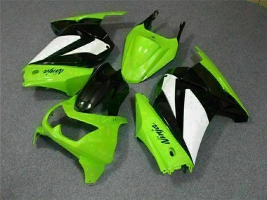 Acheter Carénages Moto Kawasaki EX250 2008-2012 - Vert Blanc Noir