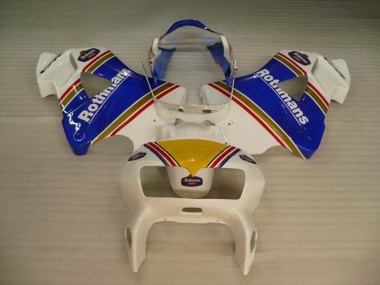 Acheter Carénages Moto Honda VFR 800 1998-2001 - Blanc Bleu Or Rothmans