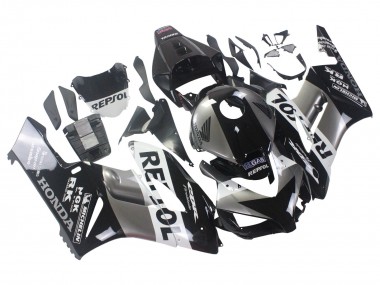 Acheter Kits Carénage Moto Honda CBR1000RR 2004-2005 - Argent Blanc Noir Brillant Repsol