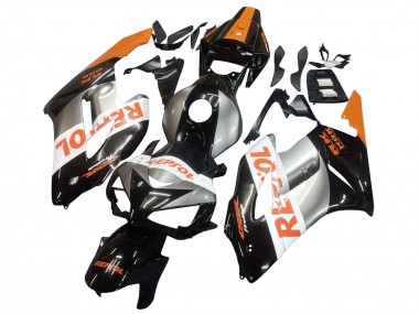 Acheter Carénages Moto Honda CBR1000RR 2004-2005 - Orange Argent Noir Brillant Repsol
