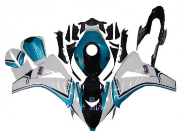 Acheter Carénages Moto Honda CBR1000RR 2008-2011 - Blanc Bleu Noir Brillant