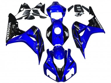 Acheter Carénages Moto Honda CBR1000RR 2006-2007 - Bleu Noir Brillant