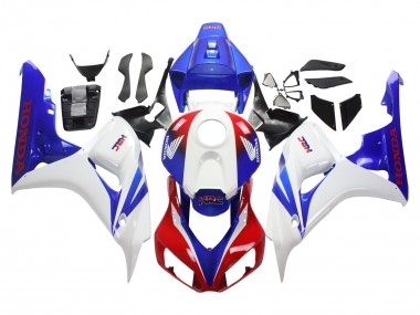 Acheter Carénage Moto Honda CBR1000RR 2006-2007 - Blanc Rouge Bleu HRC