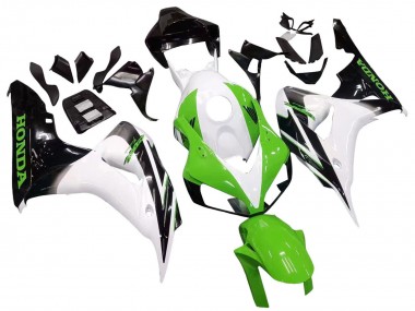Acheter Carénage Moto Honda CBR1000RR 2006-2007 - Blanc Vert Noir Brillant